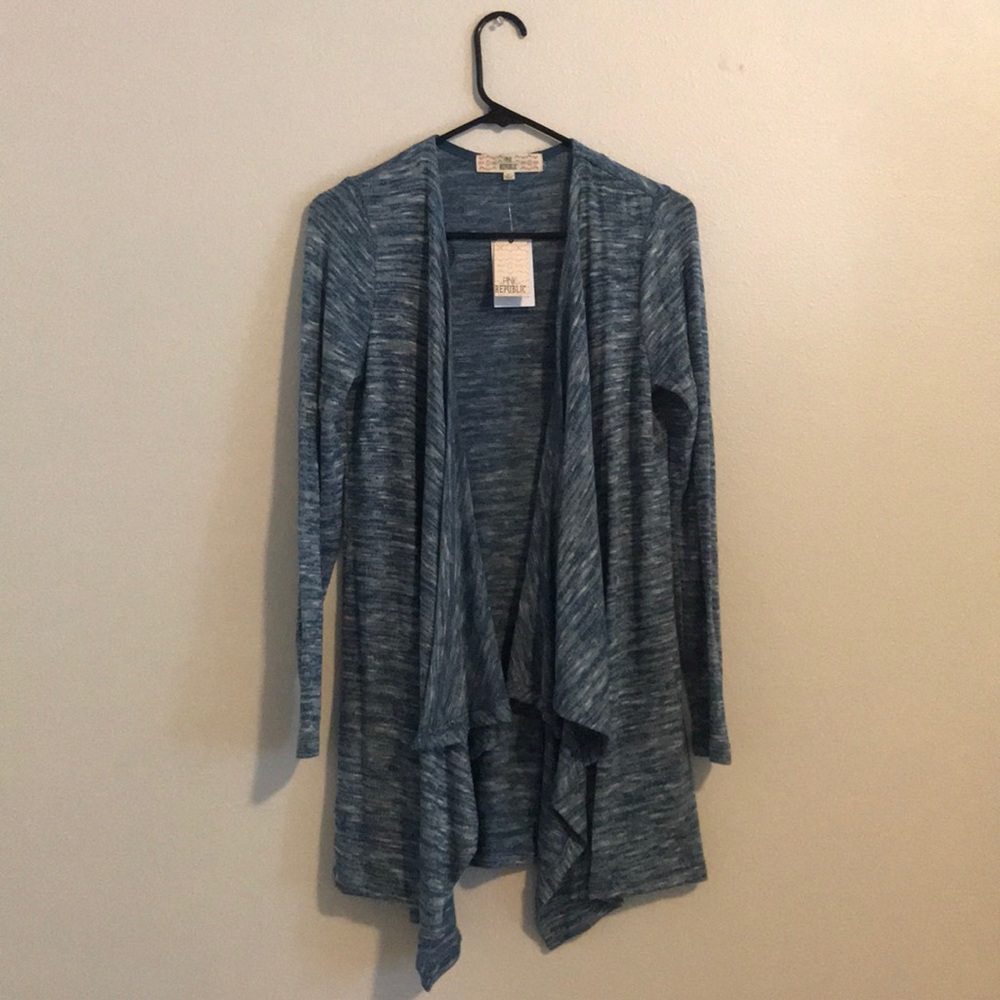 BRAND NEW blue cardigan- Pink Republic